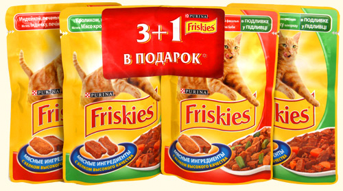 корм для кошек - акция
