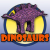 button Dino 1x1
