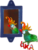 зеркало для попугая