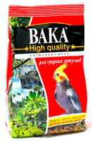 ВАКА High Quality корм для средних попугаев, карел